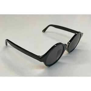 Superiore  Handmade Rebranded Sunglasses, Black Frame/Gold Accent, NEW